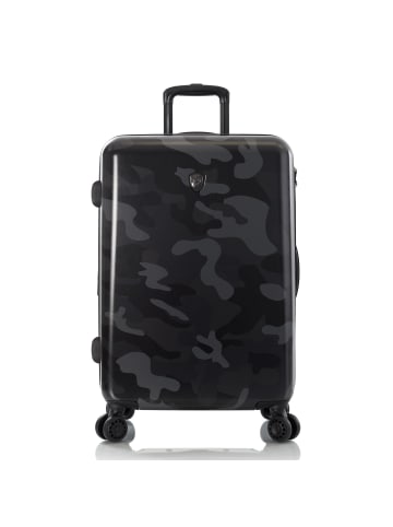 Heys Black Camo 4 Rollen Trolley M 66 cm mit Dehnfalte in camo