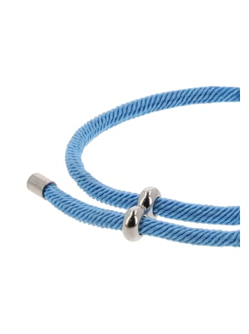 IZIA Women Hoop Earrings in Silver Blue