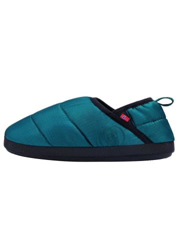 Trollkids Hausschuhe "Hut Mule" in Teal-Blau