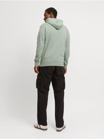Jack & Jones Kapuzenpullover mit Kordelzug und Logostickerei in Pastell-Grün