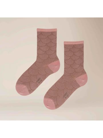 Kunert Socken Fancy Shell gemustert in coral