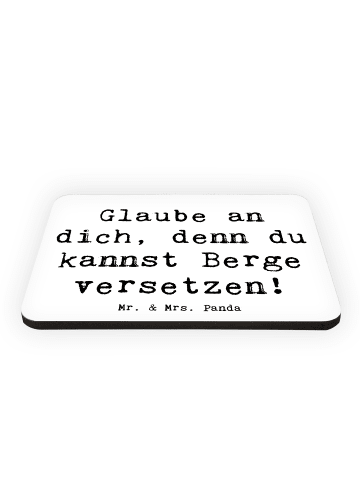 Mr. & Mrs. Panda Kühlschrank Magnet Spruch Selbstvertrauen stärk... in Weiß