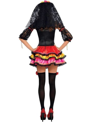 amscan Halloween Senorita Tag der Toten Erwachsene Kostüm L Fasching Karneval
