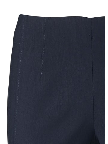 GOLDNER Kurzgröße:  Schlupfhose CARLA in Super-Stretch in marine