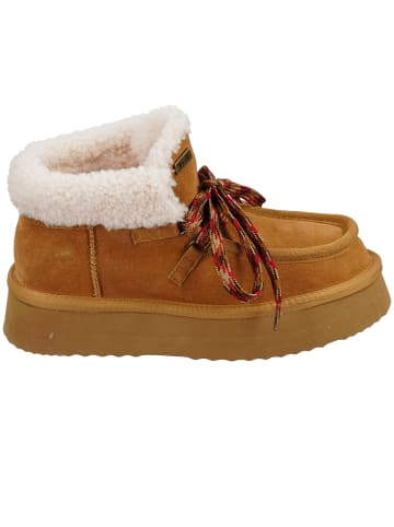 BIOSOFT Hausschuhe Winterboots Bootee in Chestnut