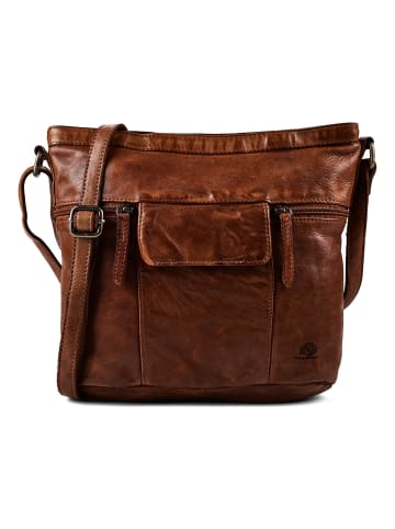 Greenburry Torro Lavado Umhängetasche Leder 29 cm nut