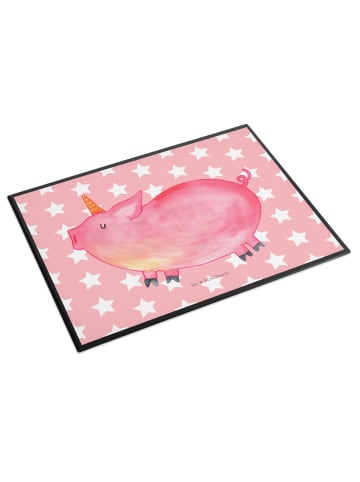 Mr. & Mrs. Panda tischpad Einhorn Schwein ohne Spruch in Rot Pastell