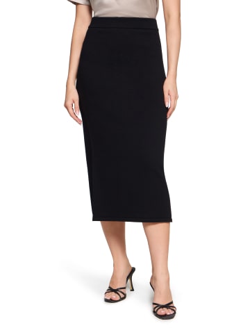 Betty Barclay Strickrock mit Seitenschlitzen in Schwarz