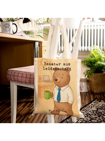 Mr. & Mrs. Panda Tragetasche Beamter Leidenschaft Design mit Spruch in Weiß