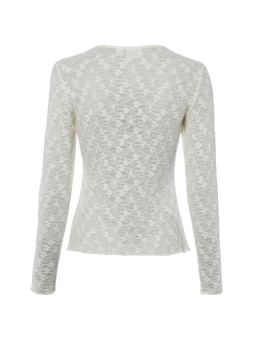 Vila Langarmshirt VIFay in ecru