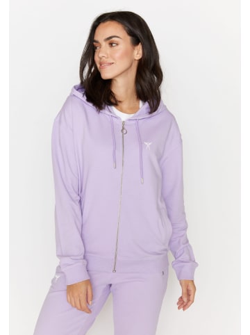 ANGELS  Kapuzensweatshirtjacke Sweatjacke Hoodie Zip in Pastell in LAVENDEL