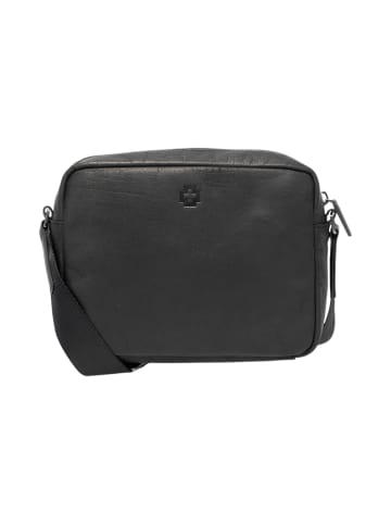 Strellson Schultertasche 'Clapton Chade in Schwarz 24,00 x 18,00 x 7,00 cm'