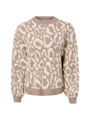 Vila Strickpullover VITip in taupe beige - 0002
