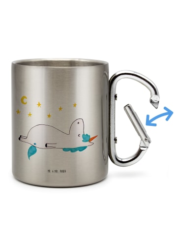 Mr. & Mrs. Panda thermotasse Einhorn Sternenhimmel ohne Spruch in Silber