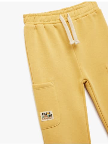 KOTON SWEAT BOTTOMS in Senf