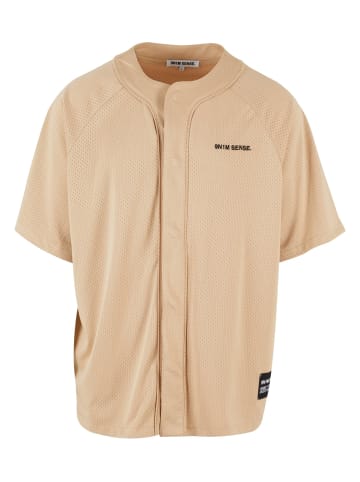 9N1M SENSE Mesh-T-Shirts in softmocca