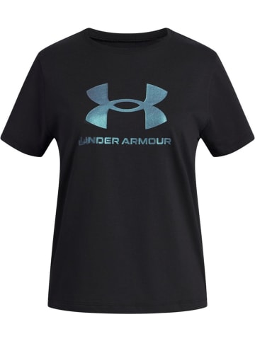 Under Armour Sportshirt "Rival Shimmer T-Shirt" in Schwarz
