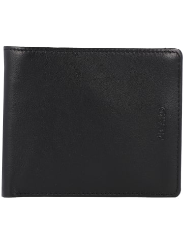 PICARD Brooklyn Geldbörse Leder 11,5 cm in schwarz