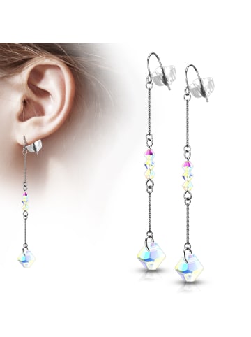 Bungsa Ohrstecker in Silber