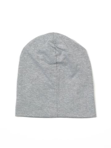 SCHIETWETTER Beanie für Kids mit Print Möwe in grau/weiß