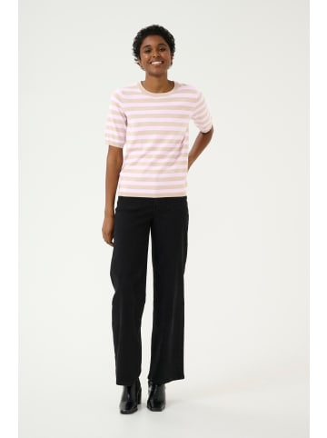 Kaffe Strickpullover KAlizza Regular fit in Feather Gray Mel./Pink