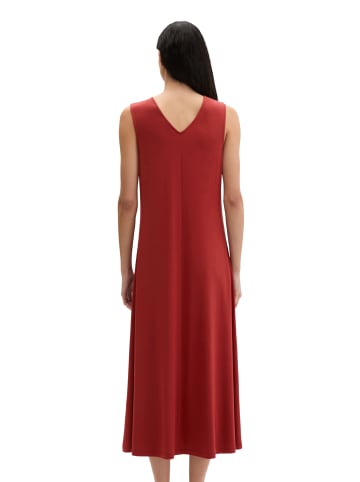 Marc O'Polo V-Neck-Jerseykleid shaped in Tall Poppy
