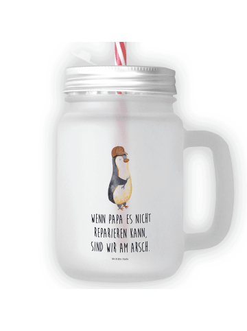 Mr. & Mrs. Panda Blümchentailglas Wenn Papa es nicht reparieren kann... in Transparent