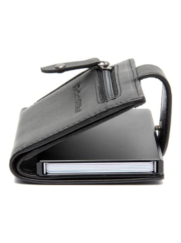The Chesterfield Brand Barrea Geldbörse RFID Schutz Leder 7 cm in black