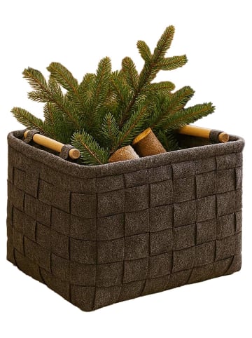 kobolo Kaminholzkorb LOGCARRYALL28 in Grau