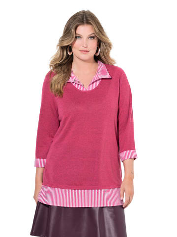 MIAMODA Pullover in hibiskuspink