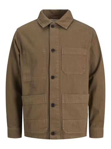 Jack & Jones Overshirt in Shitake