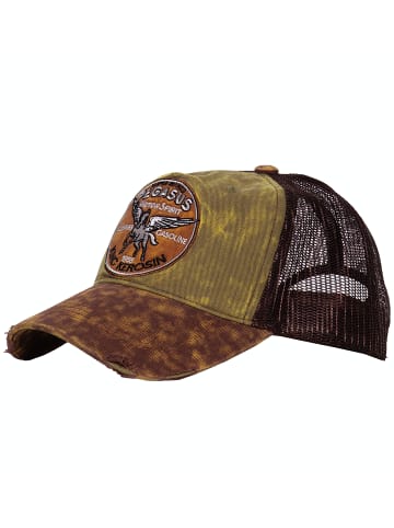 King Kerosin King Kerosin Trucker Cap Pegasus in olivgrün