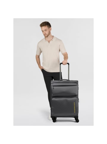 Mandarina Duck Zephyr 4 Rollen Trolley M 67 cm mit Dehnfalte in graphite