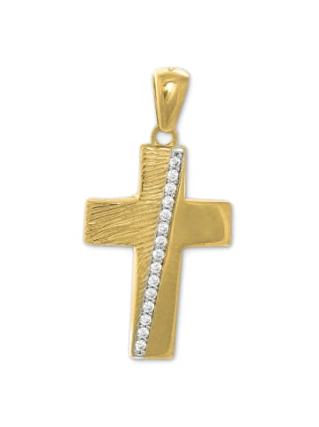 GoldDream Anhänger Gold 333 Gelbgold - 8 Karat Kreuz Kettenanhänger