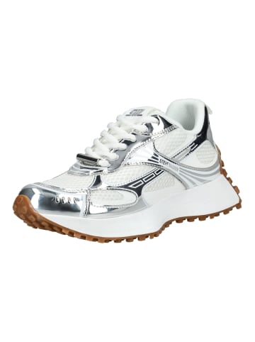 Steve Madden Sneaker in Weiß/Silber