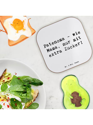 Mr. & Mrs. Panda Untersetzer Patenoma Liebe mit Spruch in Weiß