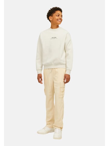 JACK & JONES Junior Sweatshirt 'Brooklyn Graphic' in weiß