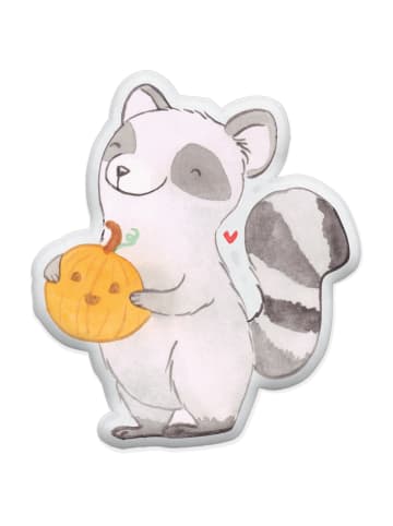 Mr. & Mrs. Panda Kuschelkissen Waschbär Kürbis ohne Spruch in Weiß