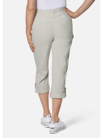 GOLDNER Kurzgröße:  Outdoorhose mit Teildehnbund in sand