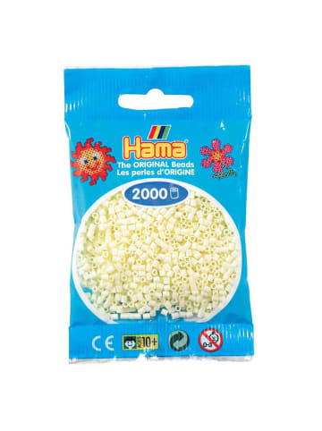 Hama Beutel mit 2000 Mini-Bügelperlen creme - ab 10 Jahren