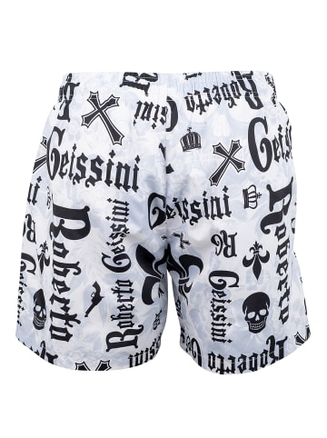 Roberto Geissini Statement Badehose Weiss-5XL
