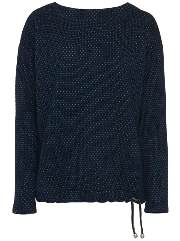 Gina Laura Sweatshirt in navy blau