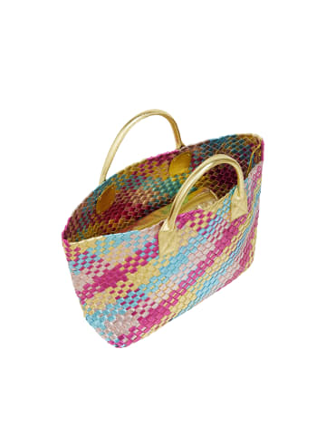 faina Women 2-In-1 Tote Bag Set in Pink Blue