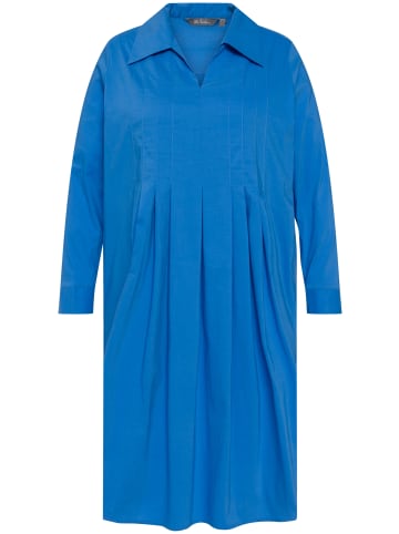 Ulla Popken Hemdblusenkleid in stahlblau