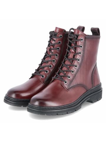 Tamaris Schnürstiefel in rot