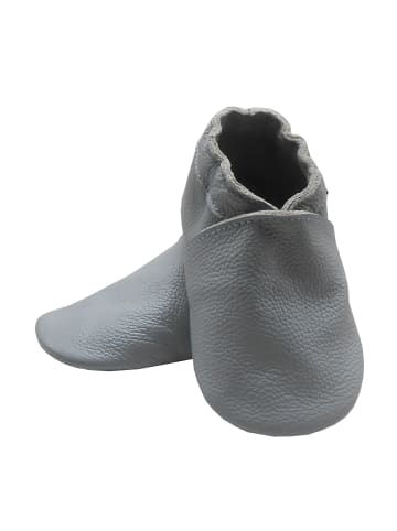 Bemesu Baby Krabbelschuhe aus Leder, weiche Lauflernschuhe mit rutschfester Sohle 
