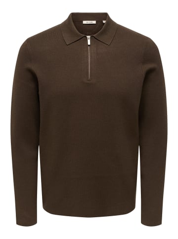 ONLY & SONS Strickpullover in Demitasse