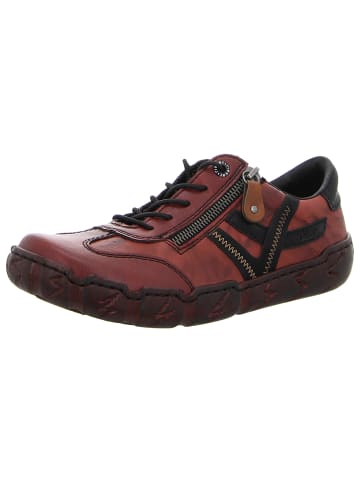rieker Sportlicher Slipper in rot