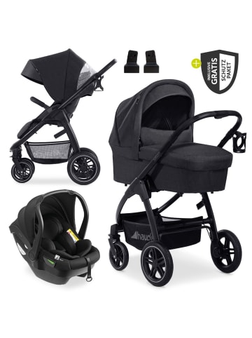Hauck 3in1 Kinderwagen-Set Saturn R Trio Set inkl. in schwarz