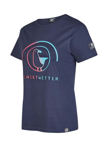 SCHIETWETTER T-Shirt "Mara", 3D-Print in navy